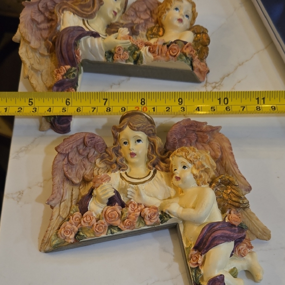 Angel Wall Decor with Purple and Pink Accents - Picture 3 of 4